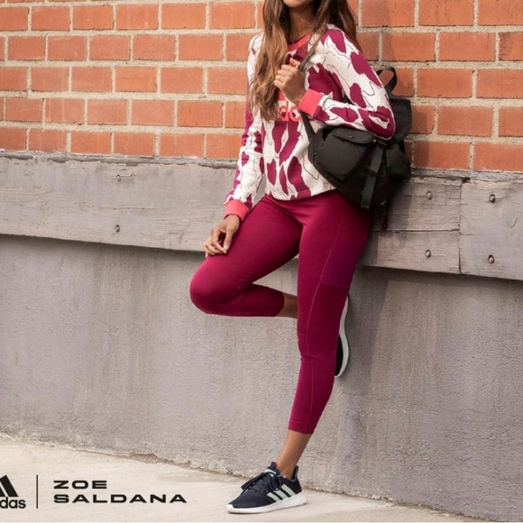 NWT Adidas Zoe Saldana Crewneck Sweatshirt - Picture 3 of 9